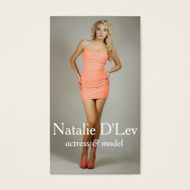 Teatro de Filmagem de Cabeçalho do Modelo de Atriz (Frente)