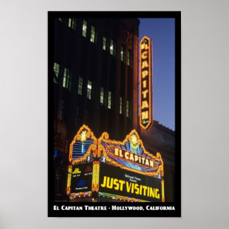 Teatro El Capitan, Poster Hollywood 11x17