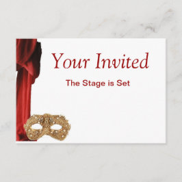 Teatro Rainha do Drama, Ópera, Peça, Convite para