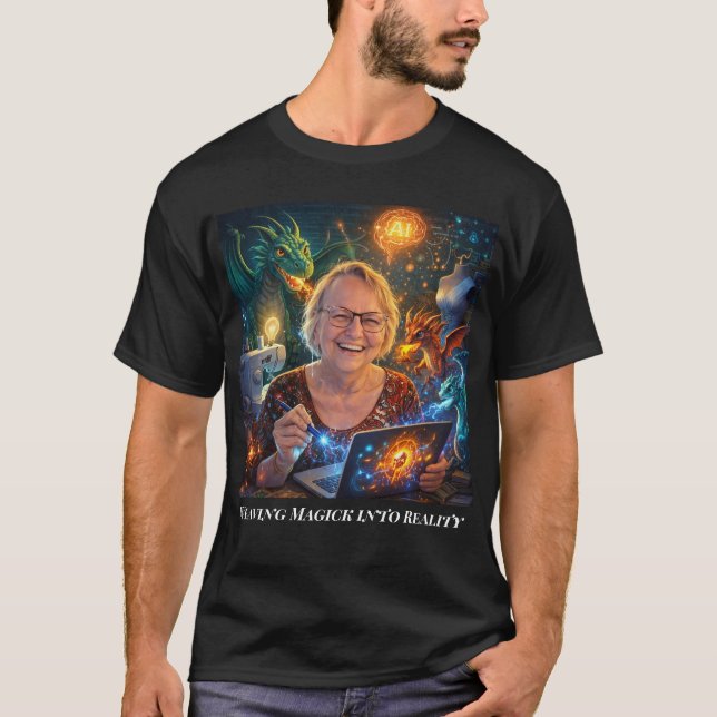 Tecendo Magia na Realidade - Camiseta (Frente)