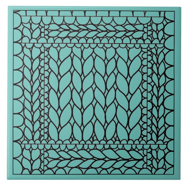 TECER MALHA AZUL CERÂMICA Tile (Frente)