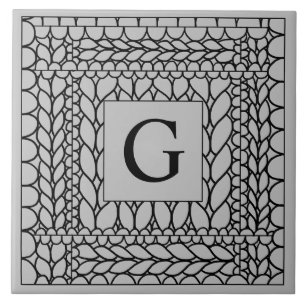 TECER PURL GRAY Azulejo + Inicial