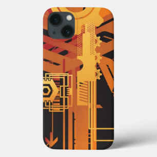 Technical halftone background