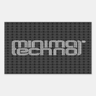 Techno mínimo - etiqueta