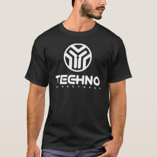 Techno Streetwear - logotipo - camisa dos homens