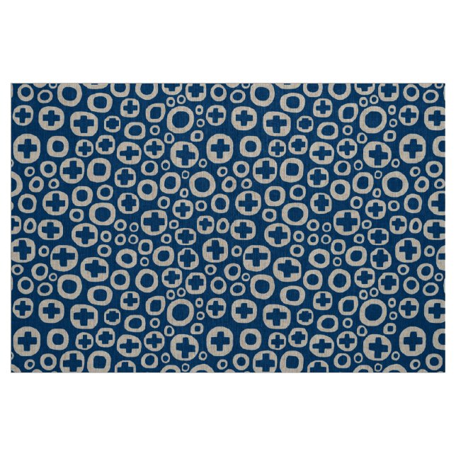Tecido 050215 - Dark Blue 00396c (estilo Indigo) (Fat Quarter)