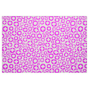 Tecido 050215 - Magenta on White (Magenta em branco)