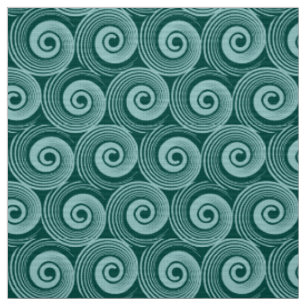 Tecido 140216 espirais - Lt verde azul em verde escuro