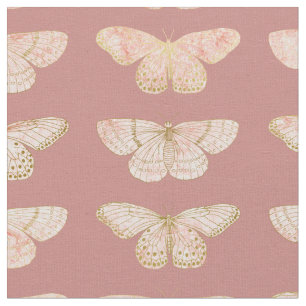 Tecido 14.000 + Rosa Dourada Marble Butterfly MORRER Pelo