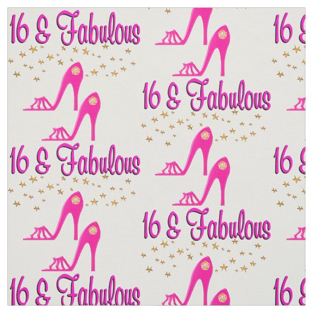 TECIDO 16 E FABULOSO DESIGN DE 16 ANOS (Modelo)