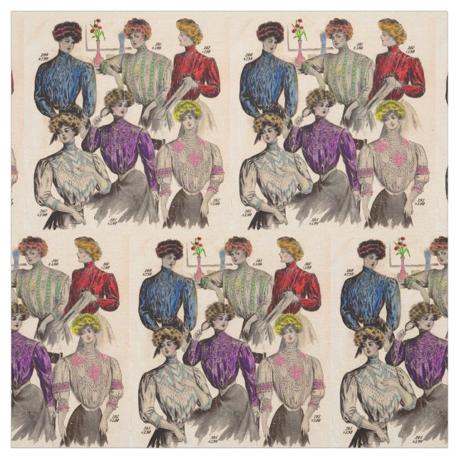 Tecido 1908 Gimbels damas blusas blusas no. 2 (Modelo)