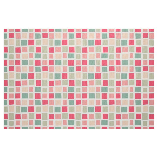 Tecido 270215 Retângulos irregulares - Cores 01 - Branco (Fat Quarter)
