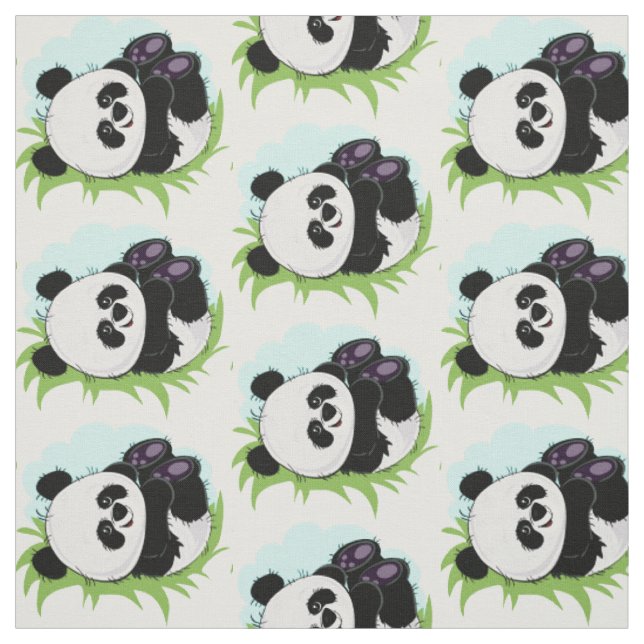 Tecido 2/4 de Panda (Modelo)