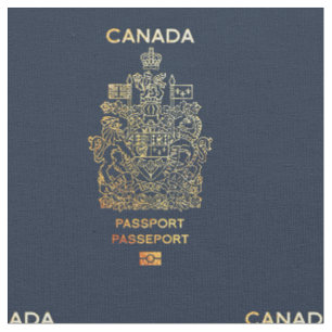 Tecido [300] Cobrir de passaporte canadiano