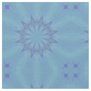 Tecido 3 Padrão Azul e Turquesa