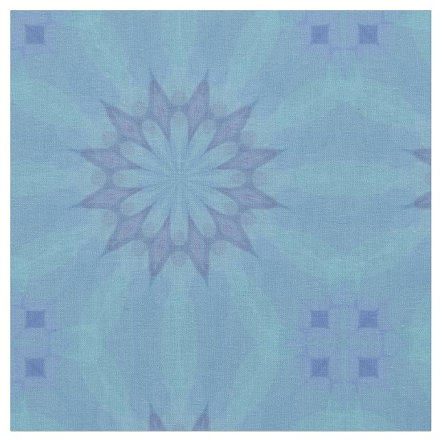 Tecido 3 Padrão Azul e Turquesa (Detalhe)