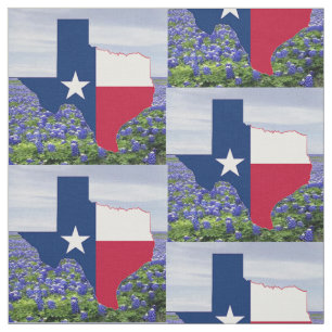 Tecido 4,5" da bandeira da forma de Texas dos