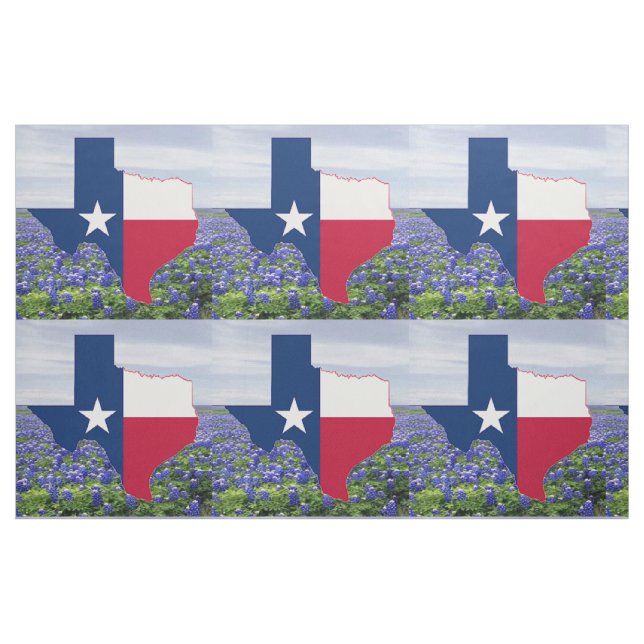 Tecido 9" da bandeira da forma de Texas dos (Fat Quarter)