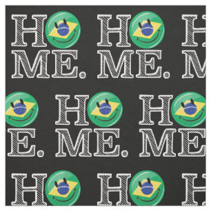 Tecido A casa é aquecedor de sorriso da casa da bandeira