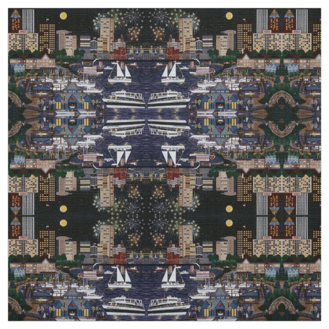 Tecido A cidade nunca dorme (Modelo)