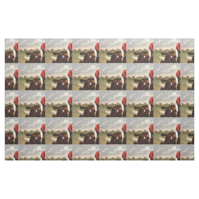 Tecido A corrida de cavalos SUPERIOR é minha vida (Fat Quarter)
