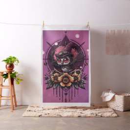 Tecido A Coruja Steampunk: Guardiã dos Segredos.