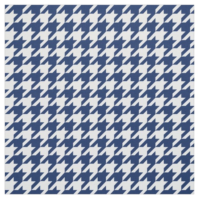 Tecido à moda do dente de cães dos azuis marinhos (Modelo)