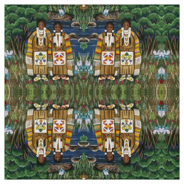 Tecido A Mulher Nez Perce (Amostra)