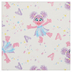 Tecido Abby Cadabby Sparkle Pattern
