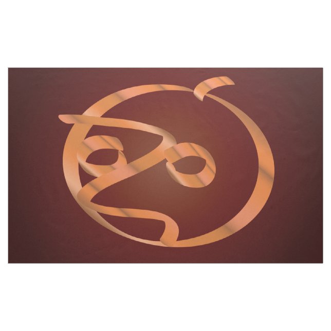 Tecido abóbora de Halloween (Jarda)