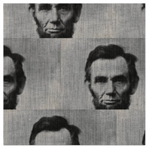 Tecido Abraham Lincoln Portrait