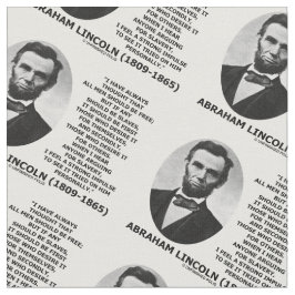 Tecido Abraham Lincoln todos os homens deve ser