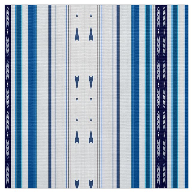 Tecido Abstract Symphony in Blue 5 (Vertical Lines) (Modelo)