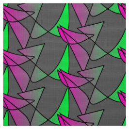 Tecido Abstraktes buntes Stoffmuster Pink Grün Neon