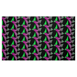 Tecido Abstraktes buntes Stoffmuster Pink Grün Neon schwa