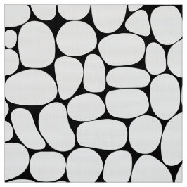 Tecido Abstrato 160417 - Branco no preto