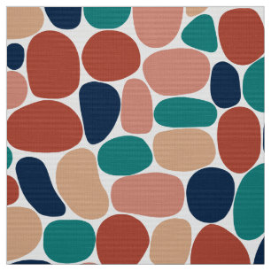 Tecido Abstrato 160417 - Cores minerais