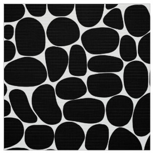 Tecido Abstrato 160417 - Preto no branco