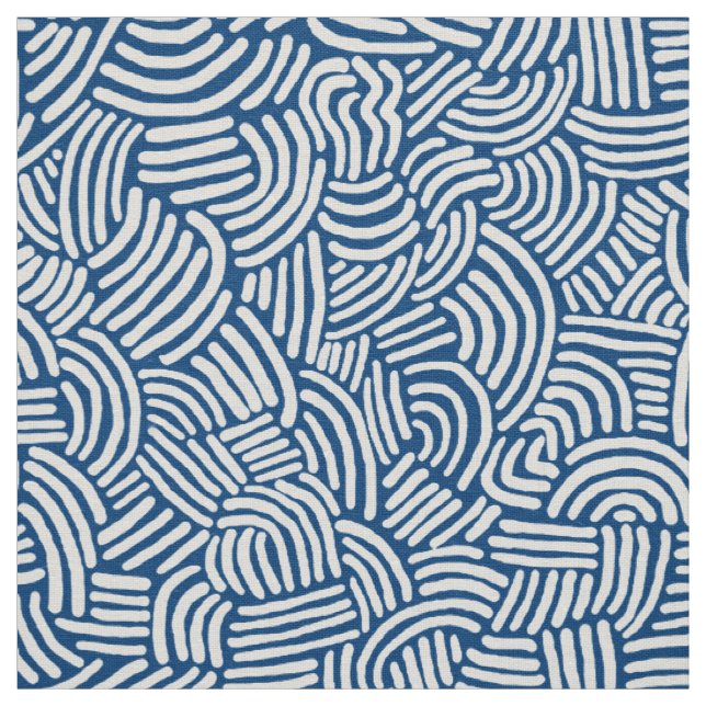 Tecido Abstrato 200923 - Branco em Shibori (Modelo)