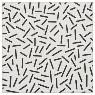 Tecido Abstrato 300117 - Preto no branco