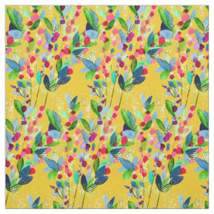 Tecido Abstrato aqucolor floral