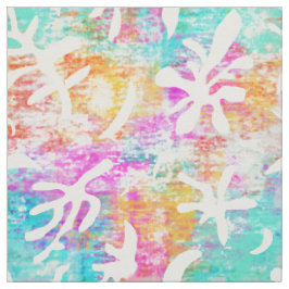 Tecido Abstrato Art Boho Matisse Formas Botânicas