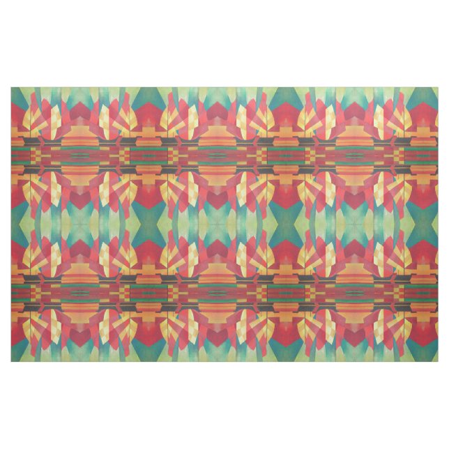Tecido Abstrato Art Junk Boat Contra Céu Azul Profundo (Fat Quarter)