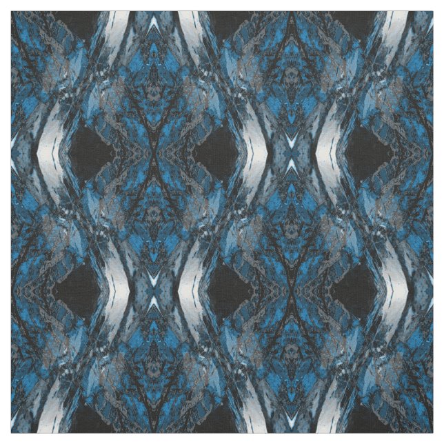 Tecido Abstrato azul (Modelo)