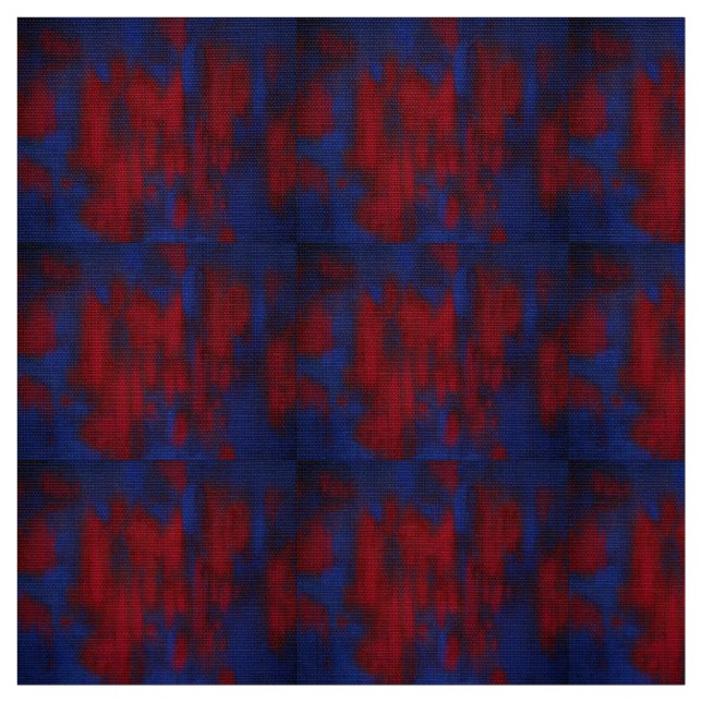 Tecido Abstrato azul/vermelho (Modelo)