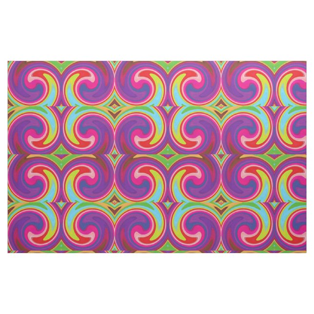 Tecido Abstrato de Arte Moderna (Fat Quarter)