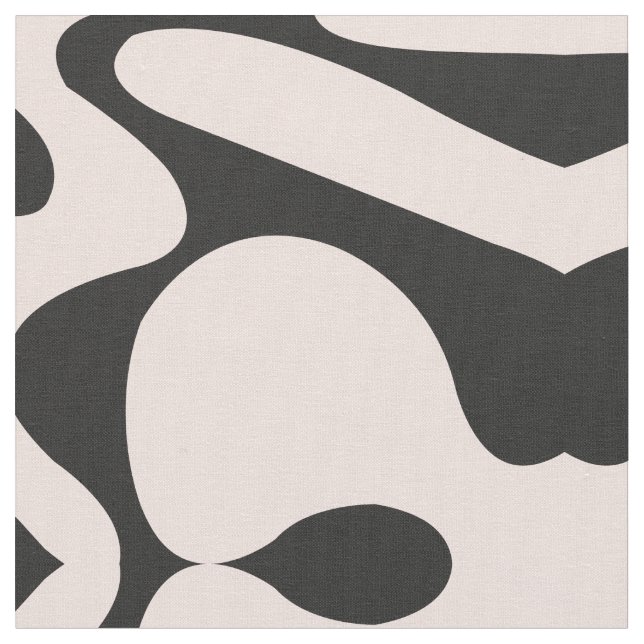 Tecido Abstrato de Bloco de Cor Preta Mínima Moderna (Detalhe)