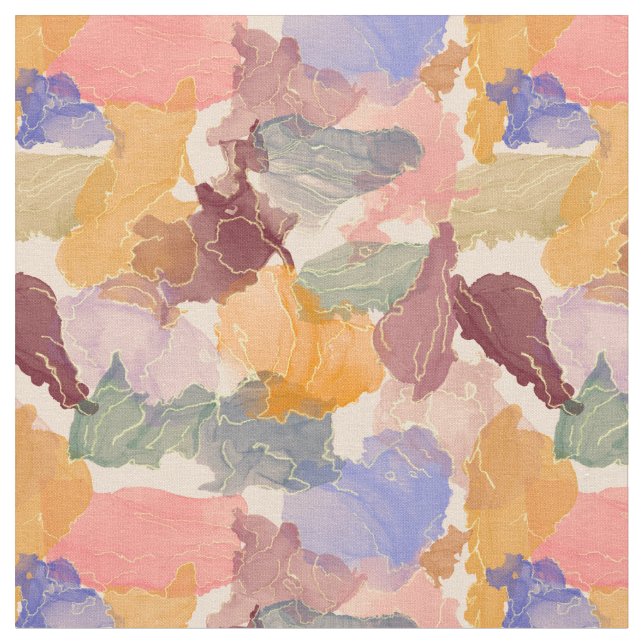 Tecido Abstrato de Tinta Álcool (Detalhe)