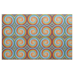 Tecido Abstrato de Torção Colorida Retroativa nº 24