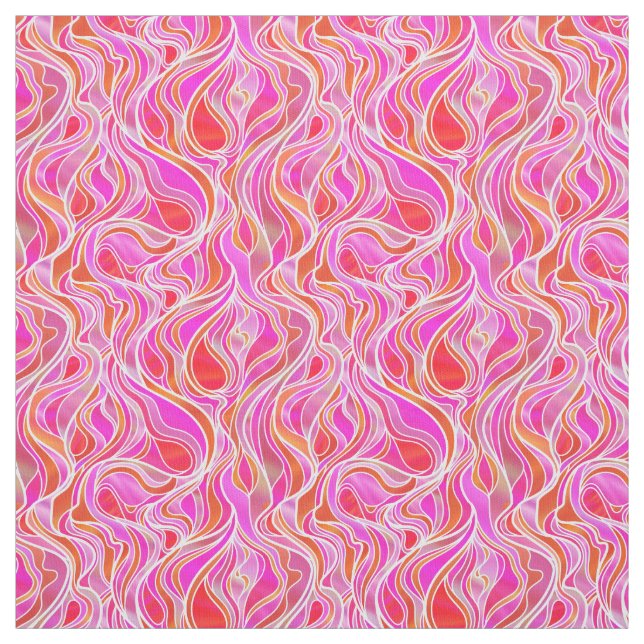 Tecido Abstrato de vidro colado rosa (Modelo)